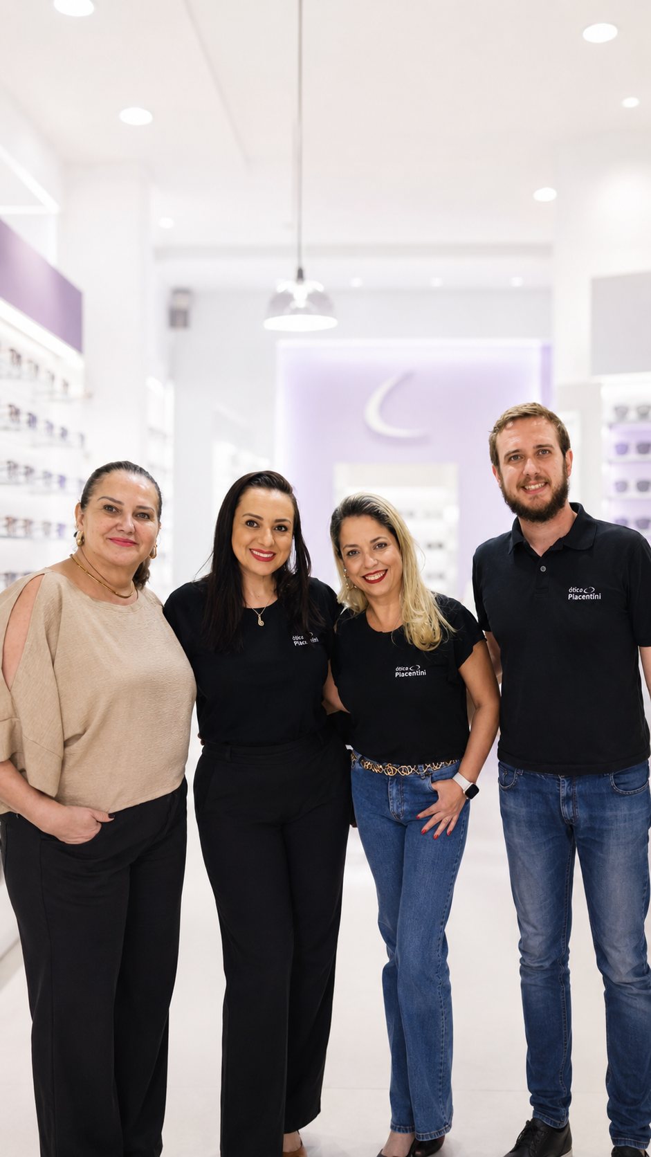 Equipe da Ótica Piacentini